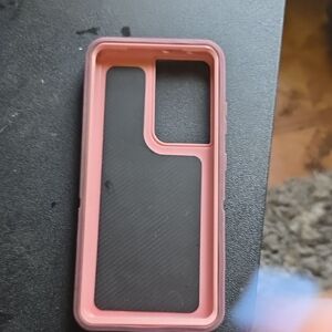 S21 Ultra Phone Case Pink and Dark Purple Phone Case